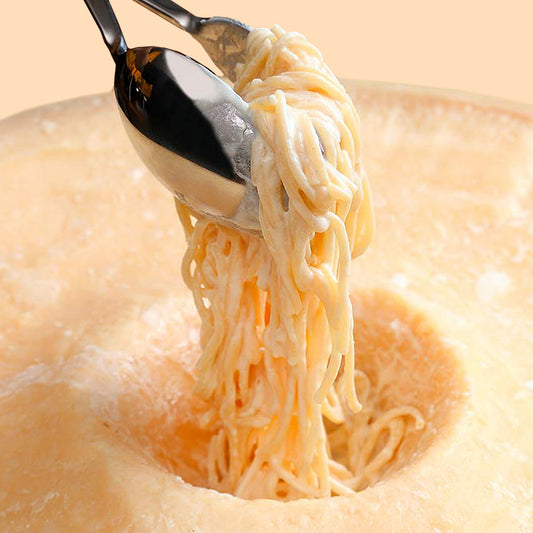 06./07.05. Nudeln aus dem Parmesanlaib