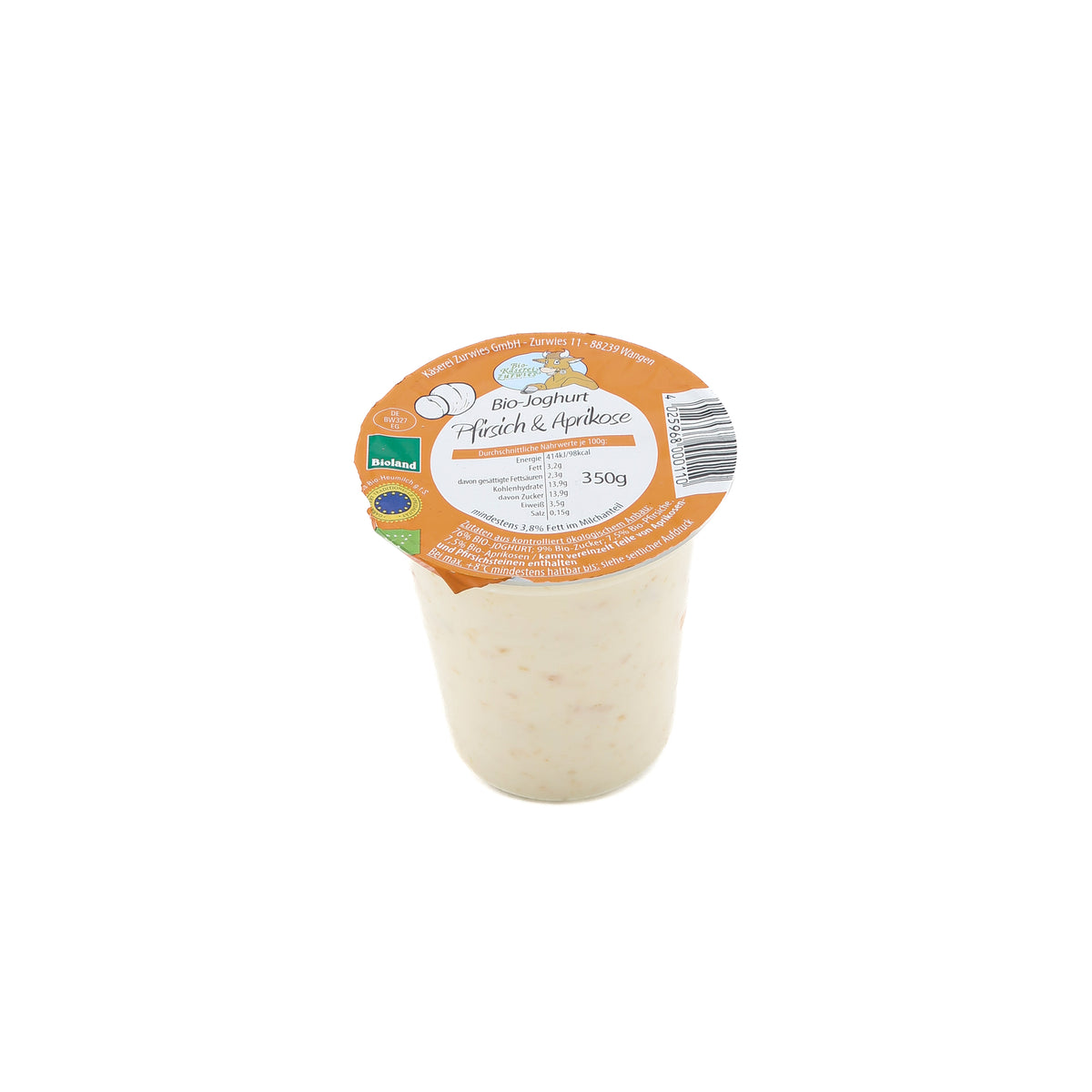 Fruchtjoghurt Pfirsich Aprikose Bio 350g